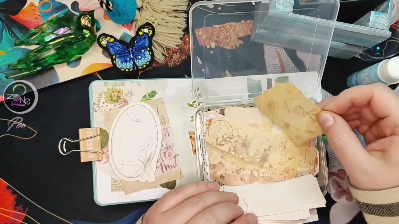 ASMR-scrapbooking: flower shop