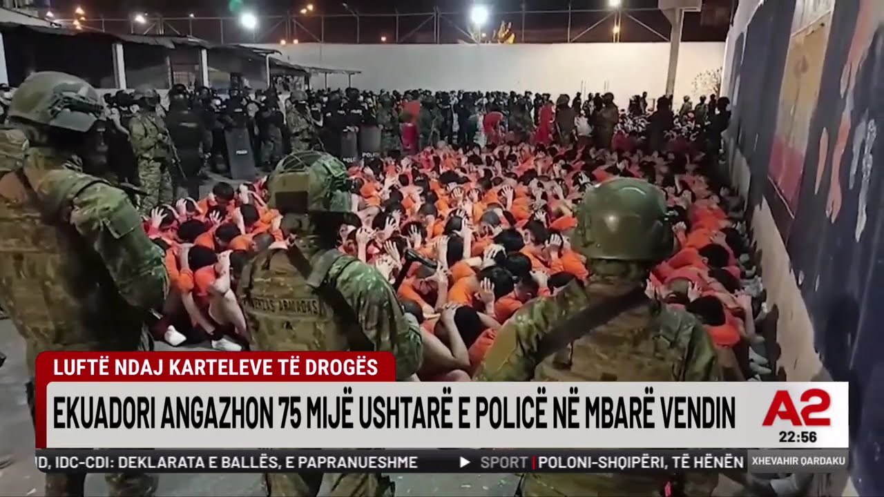Ekuadori “në luftë”, angazhon 75 mijë ushtarë dhe policë kundër karteleve të drogës