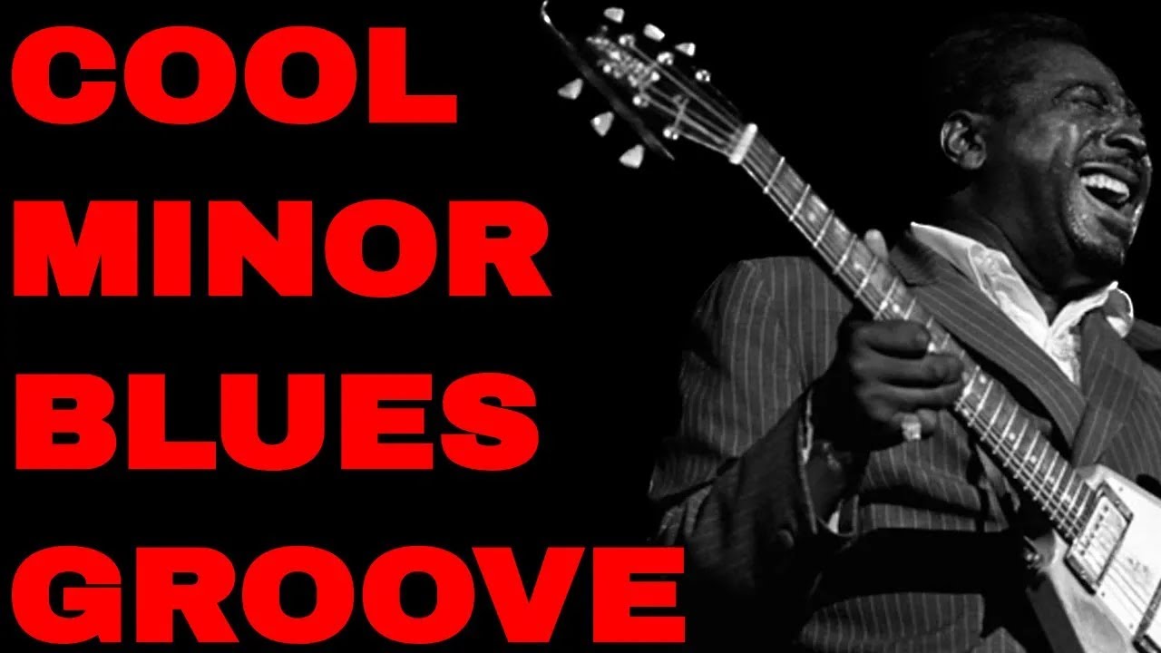 Cool Minor Blues Groove | Guitar Jam Track In A Minor (80 BPM)