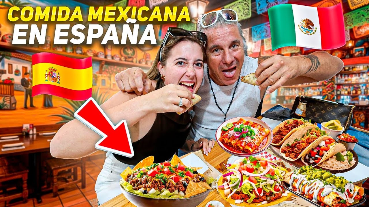 MI PAPÁ NOS LLEVA a una TAQUERIA MEXICANA en ESPAÑA 🇲🇽 **cuenta anécdotas de México**