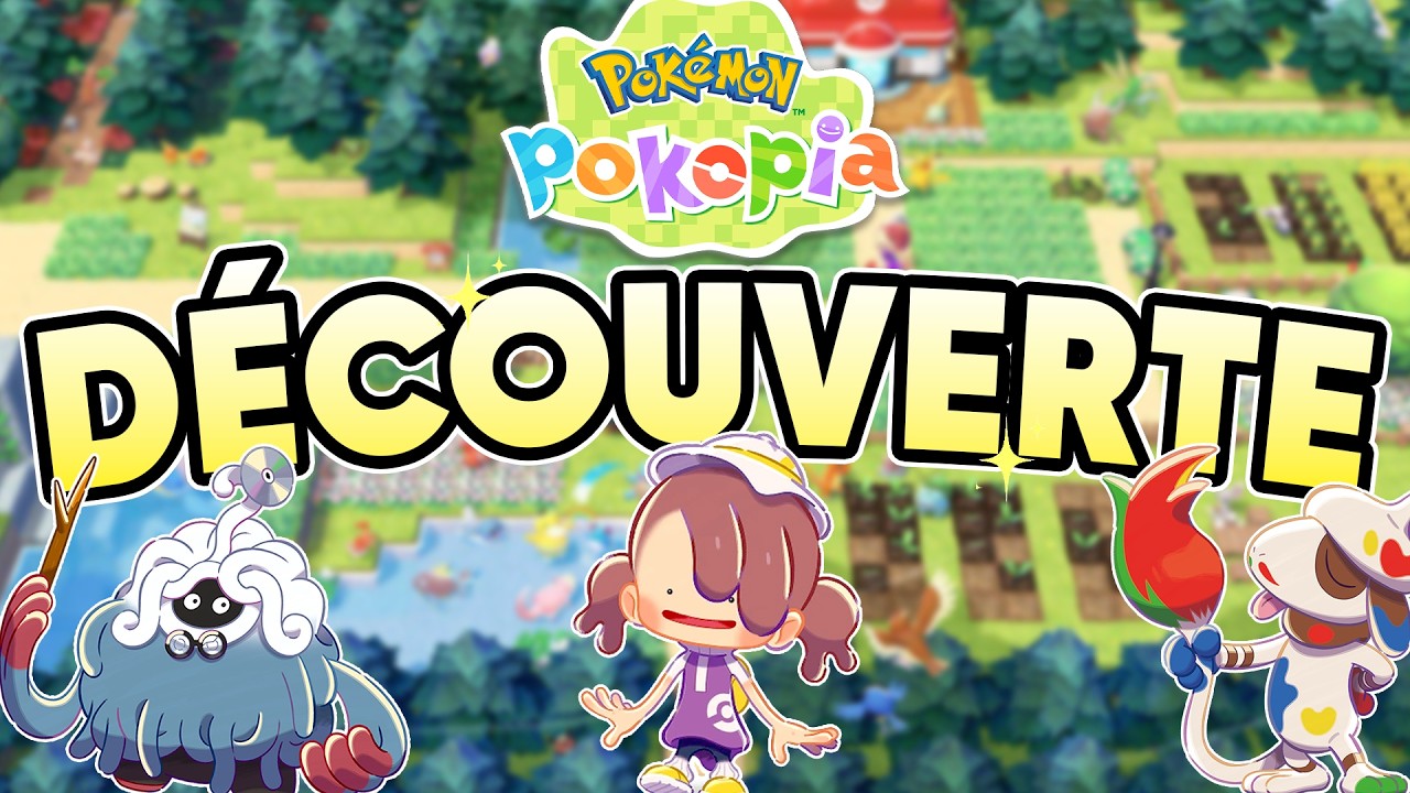 Découverte de POKOPIA, un mélange entre Animal Crossing, Minecraft et Pokemon !