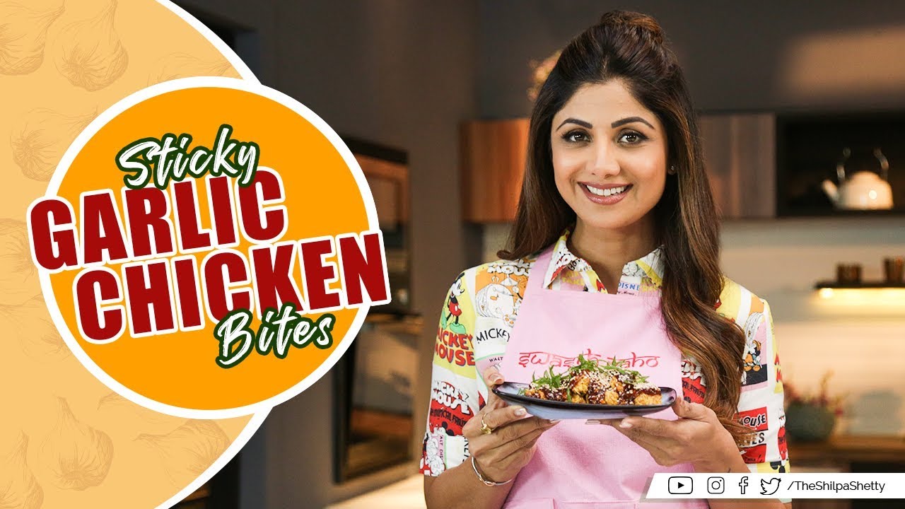 Sticky Garlic Chicken Bites | Shilpa Shetty Kundra | Healthy Recipes |  The Art of Loving Food