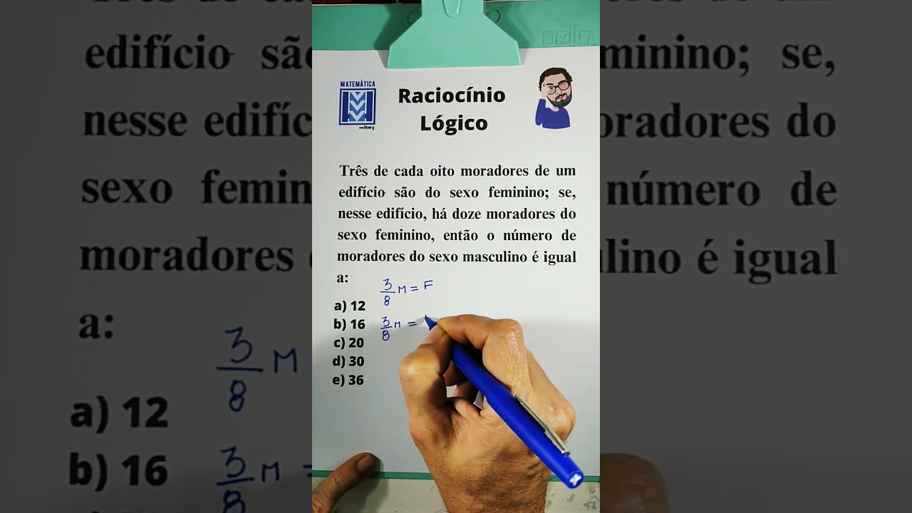 Racioc&iacute;nio l&oacute;gico para concurso