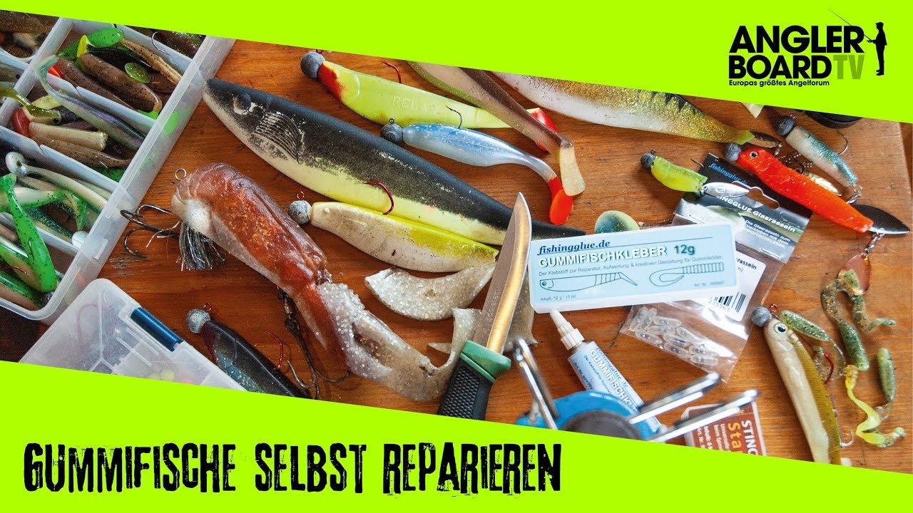 Gummifische reparieren | Angeln mit Gummifischen | Fängige Gummifische | Anglerboard TV