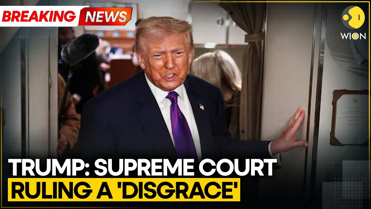 Breaking: Trump's First Reaction on Tariff Ruling, Calls Supreme Court's Ruling a Disgrace