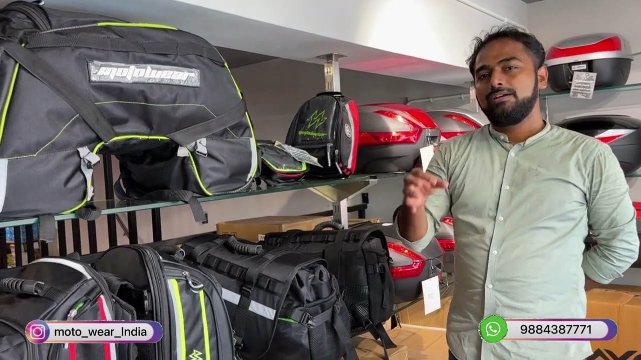 MOTOWEAR Luggage's - TOP BOX | PANNIERS | SADDLE BAG | TAIL BAG || TANK BAG