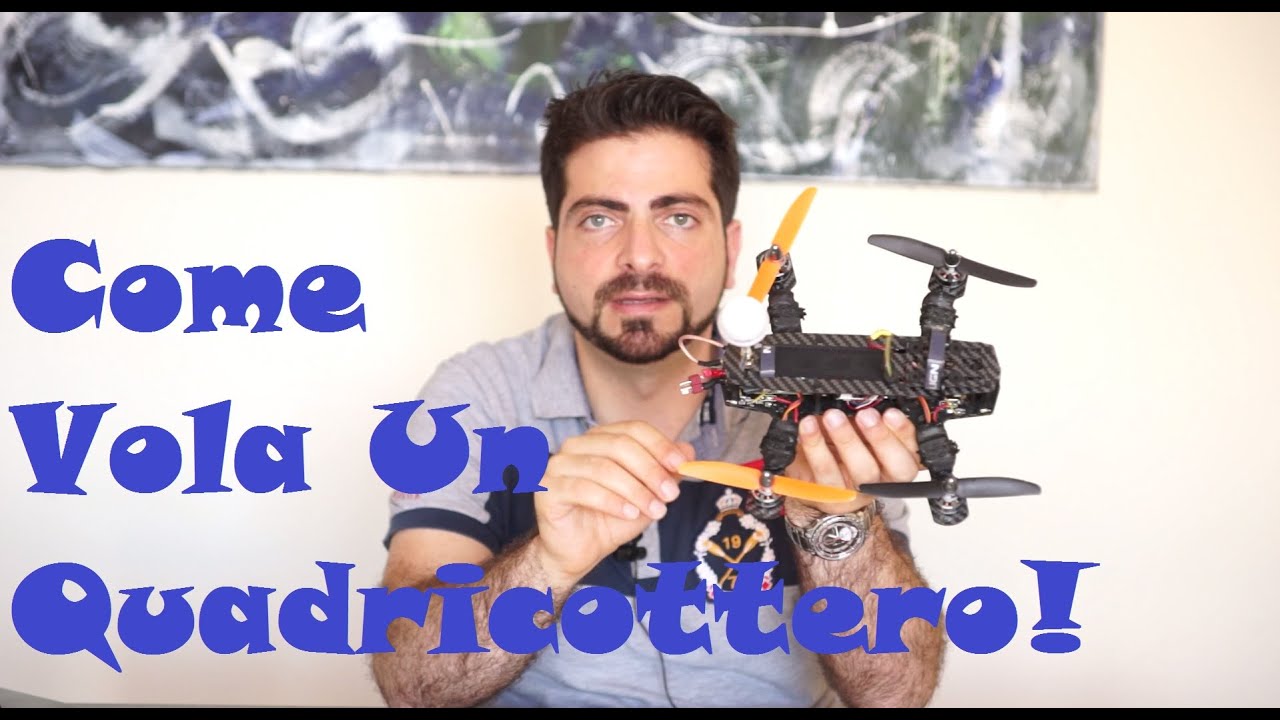 Come Vola un Quadricottero! La teoria!