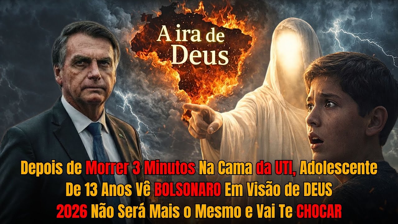 TESTEMUNHO: Adolescente de 13 Anos Vê BOLSONARO em Visão Depois de MORRER Por 3 MINUTOS Na UTI