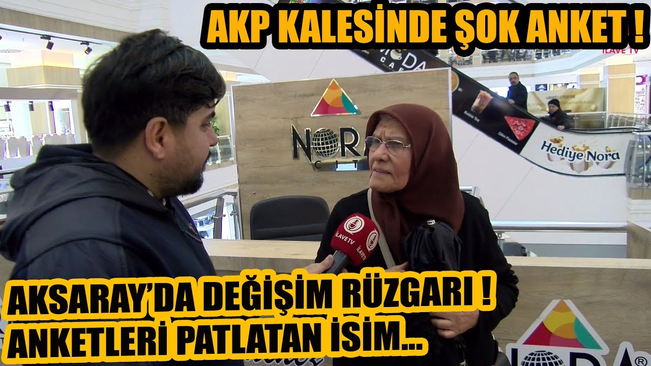 AKP kalesi Aksaray'da şok seçim anketi ! Aksaray değişim mi istiyor ?