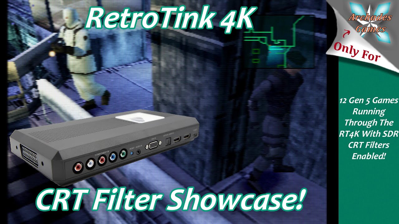 RetroTink 4K CRT Filters Showcase - Make Your Gen 5 Games Shine With A Proper CRT Look!