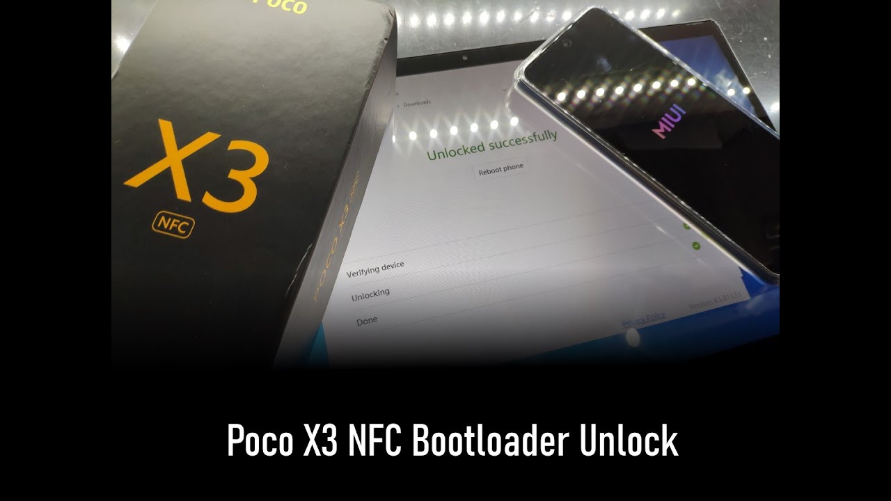 Как разблокировать загрузчик Poco X3 NFC (на английском языке)