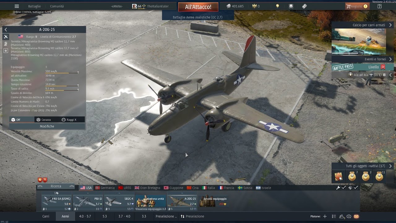 War Thunder  A20G-25 (stock experience)  mp.4