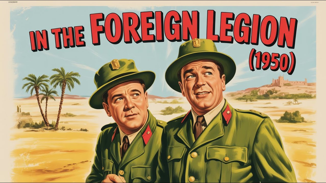 In The Foreign Legion (1950) Classic Film, Bud Abbott & Lou Costello | Full Classic Movie HD