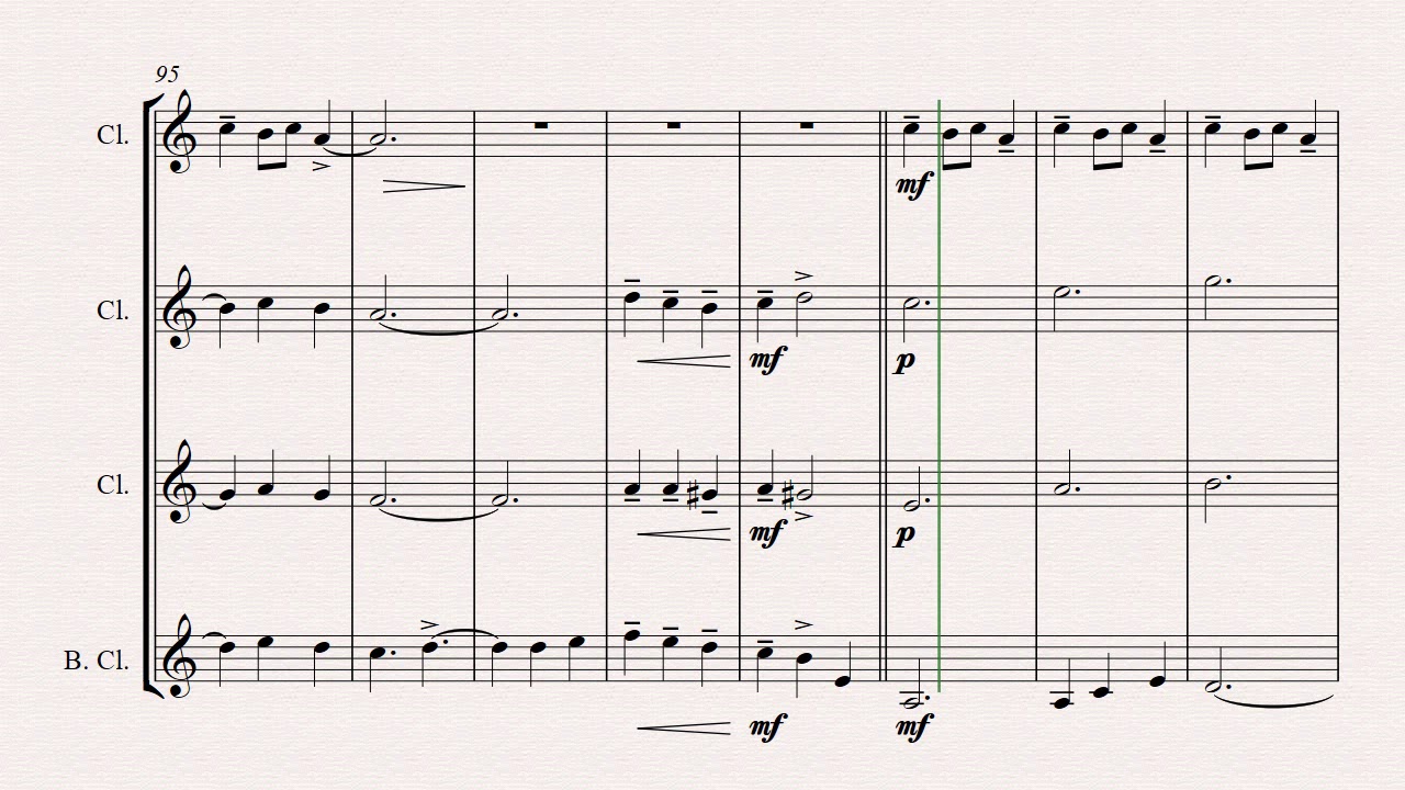 Carol of the Bells - Pentatonix style - Clarinet Quartet