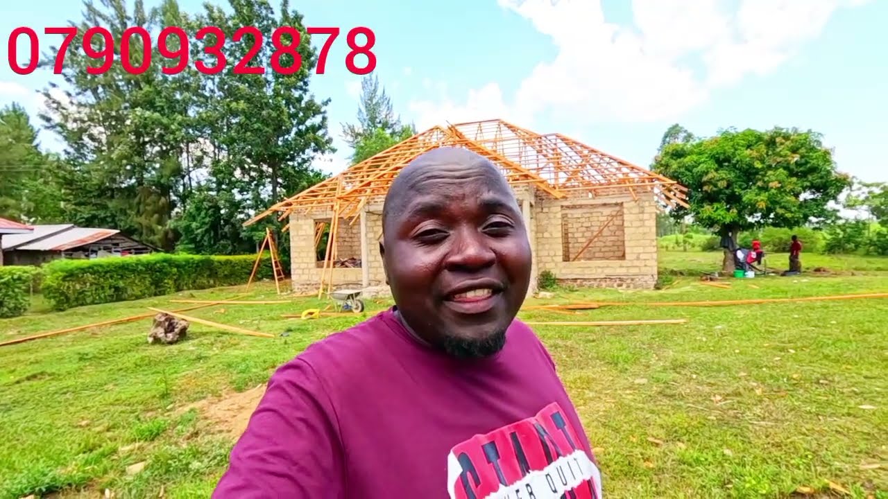 Building in Phases in Busia: Our Three Bedroom House roofing! Watch this before Starting your roof