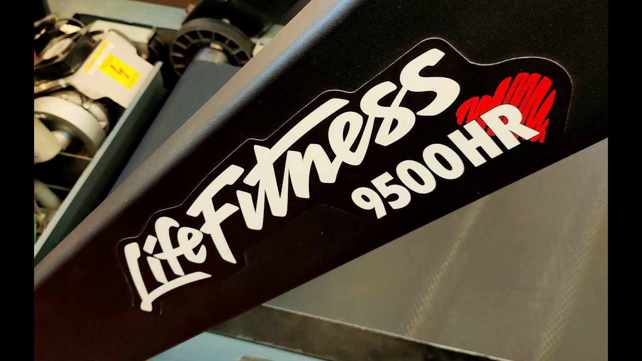 LIFE FITNESS 9500HR Belt Replacement, Accelerated Video, Замена бегового полотна, ускоренное видео