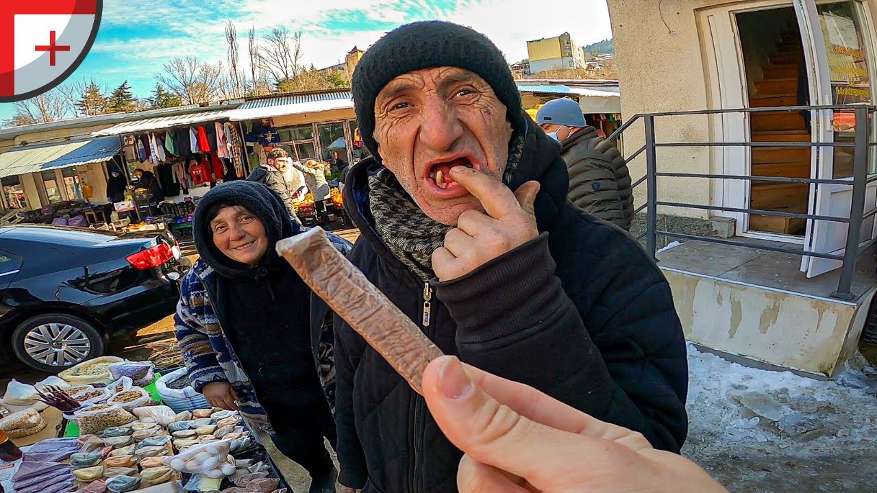 Bakın Gürcistan Pazarında Neler Satılıyor ! Borjomi Gezisi-120 🇬🇪
