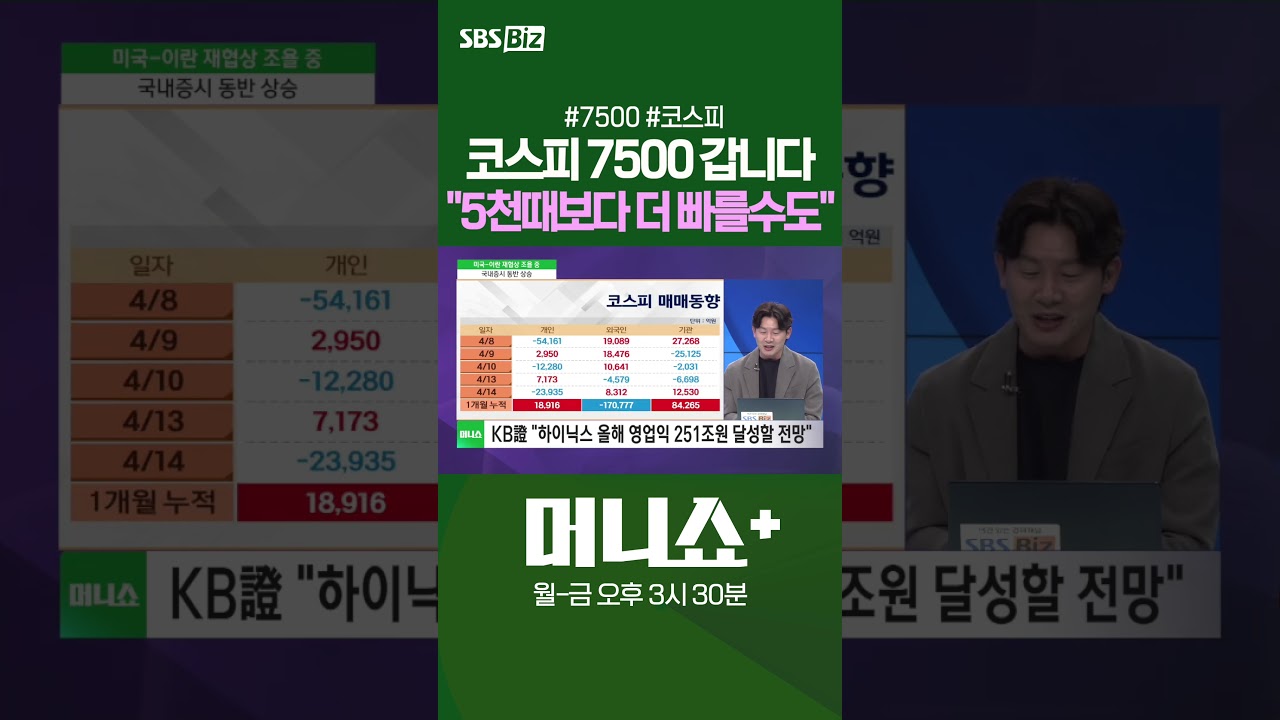 [머플] 코스피 7500 갑니다 