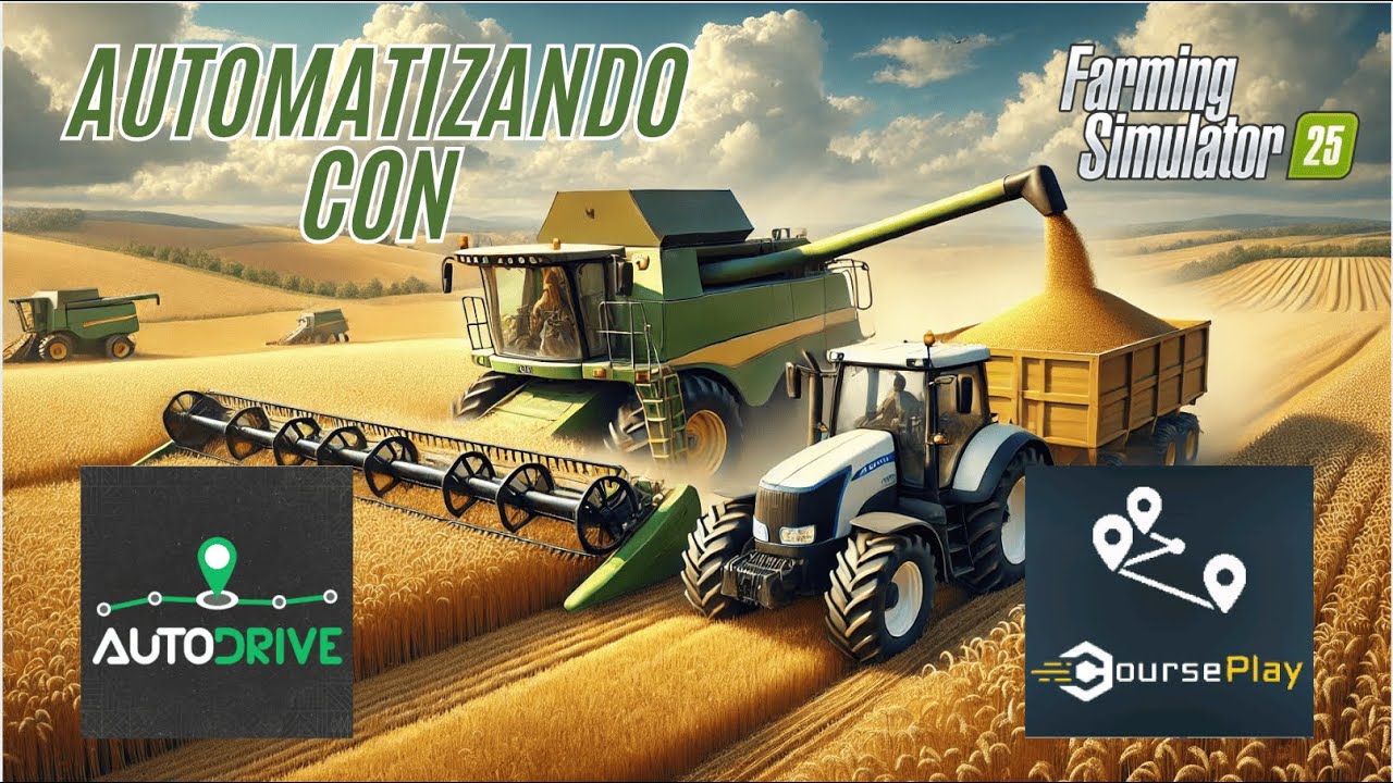 &iexcl;Aprende a usar Courseplay + Autodrive como un PRO! 🛠️ en FS25