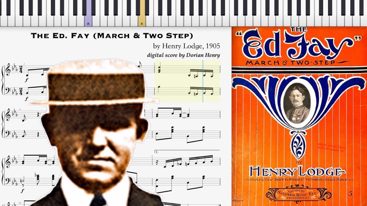 The Ed Fay by Henry Lodge (1905, Ragtime piano solo)