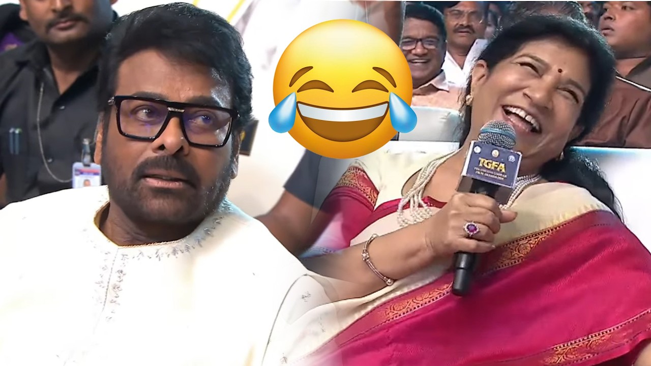 Suma Hilarious Fun with Chiranjeevi & Surekha | Gaddar Film Awards 2025 | JMedia Trends