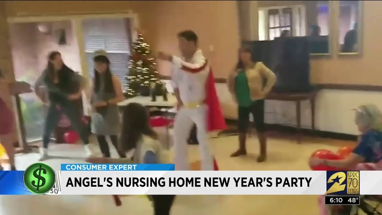 Angel's nursing home New Year's party