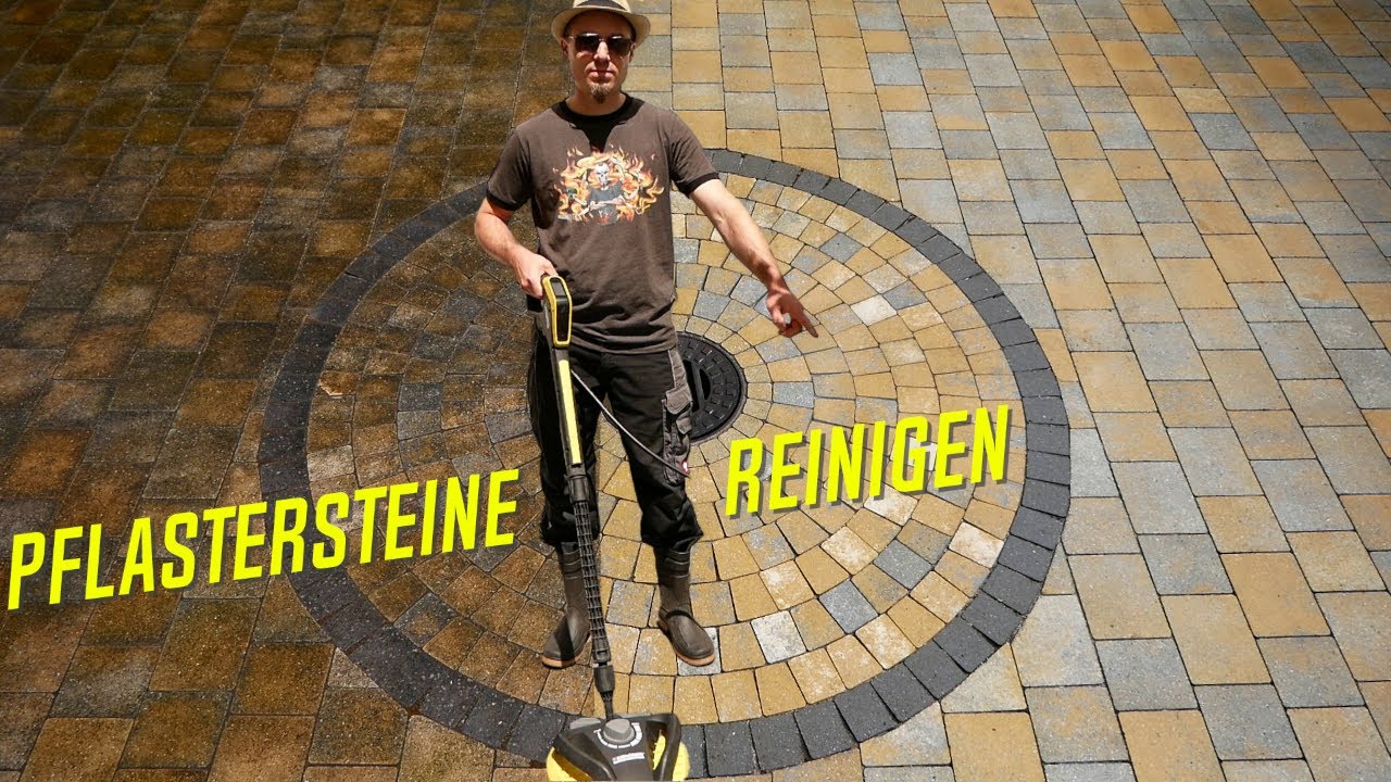 Pflastersteine schonend reinigen und vor Grünbelag schützen - Mach nicht diese Fehler!