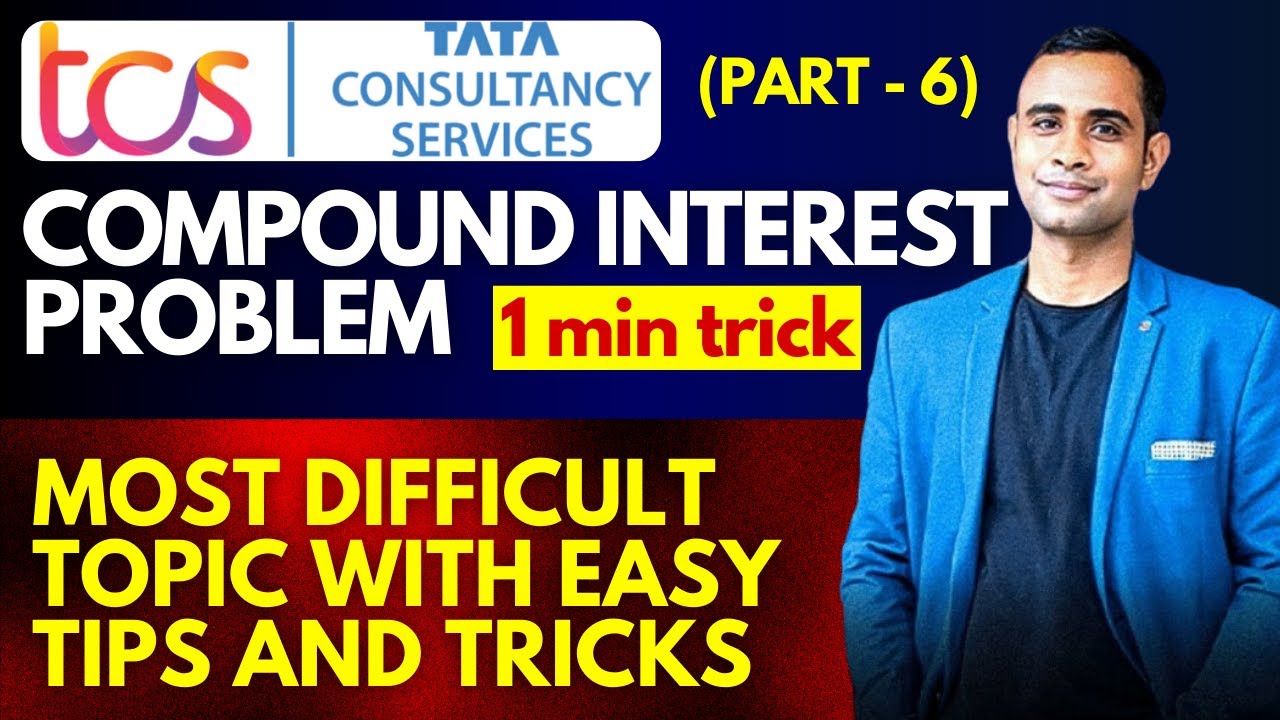 🚨TCS NQT 2025 , compound interest PYQs | full strategy in single video|