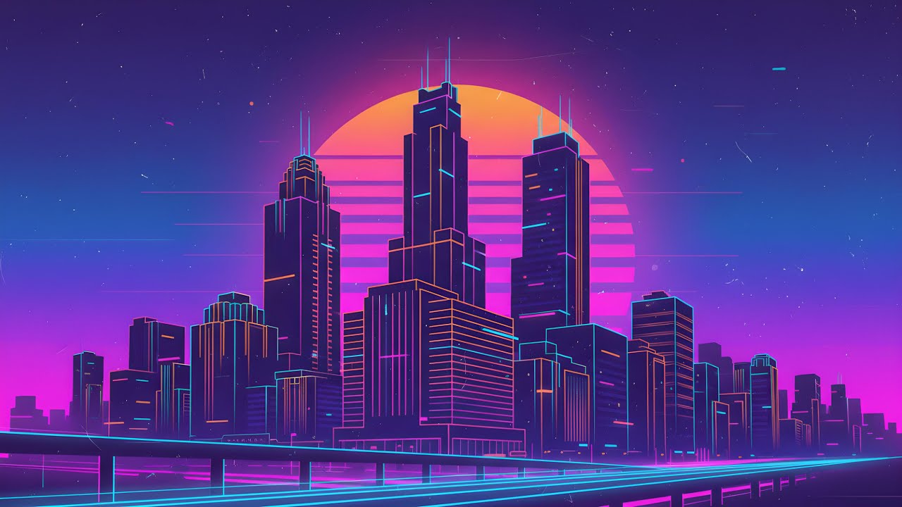 ＢＡＣＫ　ＴＯ　ＴＨＥ　ＦＵＴＵＲＥ　２０２５ [ Synthwave - Retrowave - Dreamwave Mix ] | Neon Cityscape Nights
