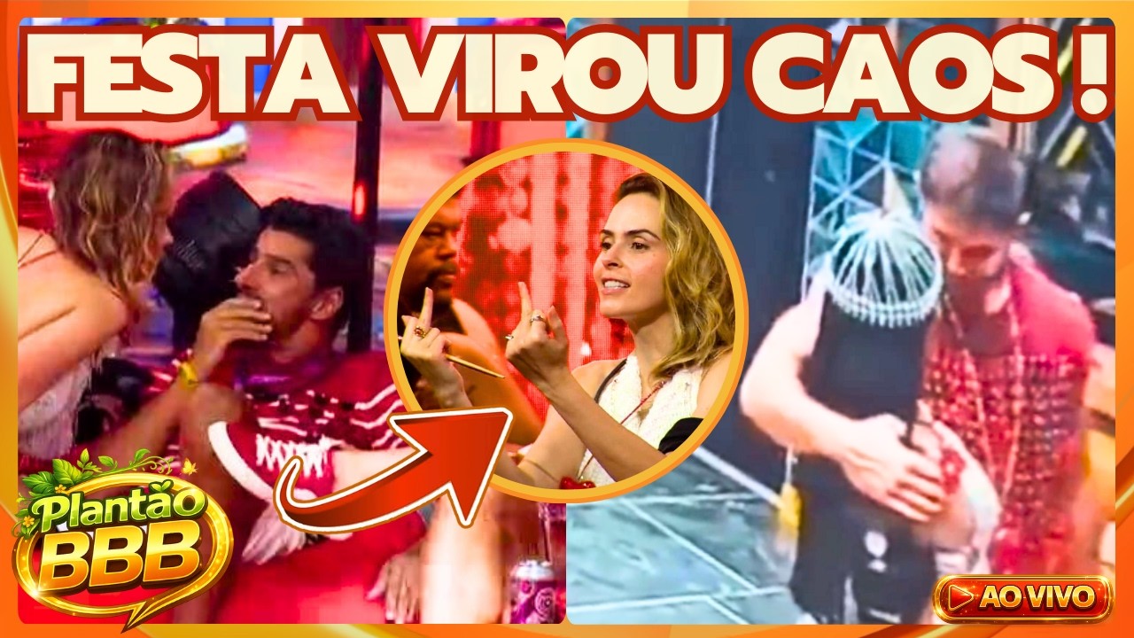 🔴BBB26: FESTA DO CAOS TRETA FEIA ANA PAULA X COWBOY RENDE, JONAS TENTA BEIJAR MARCIELE, GABI NA MIRA