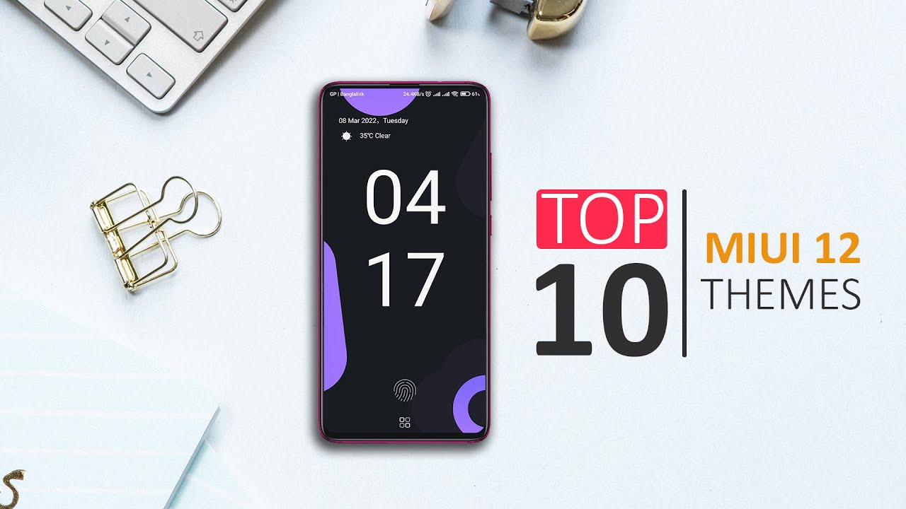 Top 10 MIUI 12 Themes | Exceptional and Beautiful MIUI 12 Themes You Might Like!😍😍