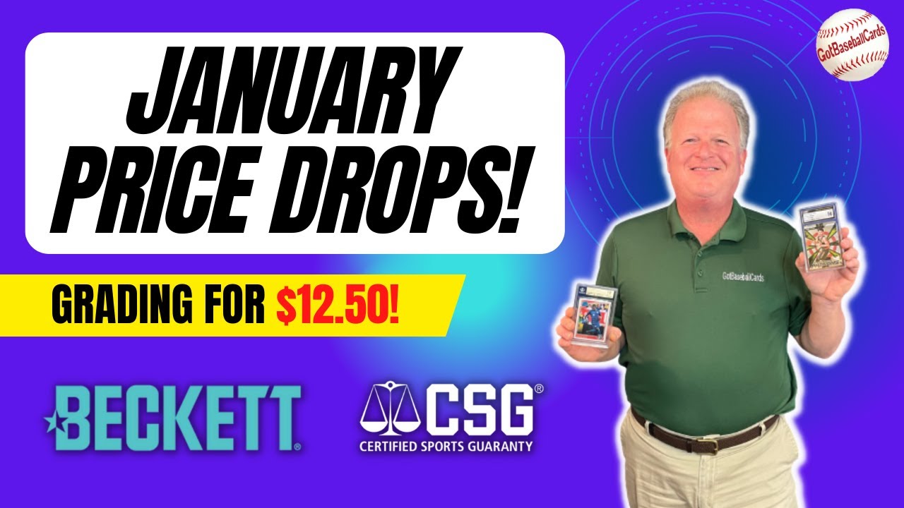 💲 New January Pricing - BGS & CSG Grading! All-Time Low CSG Prices!