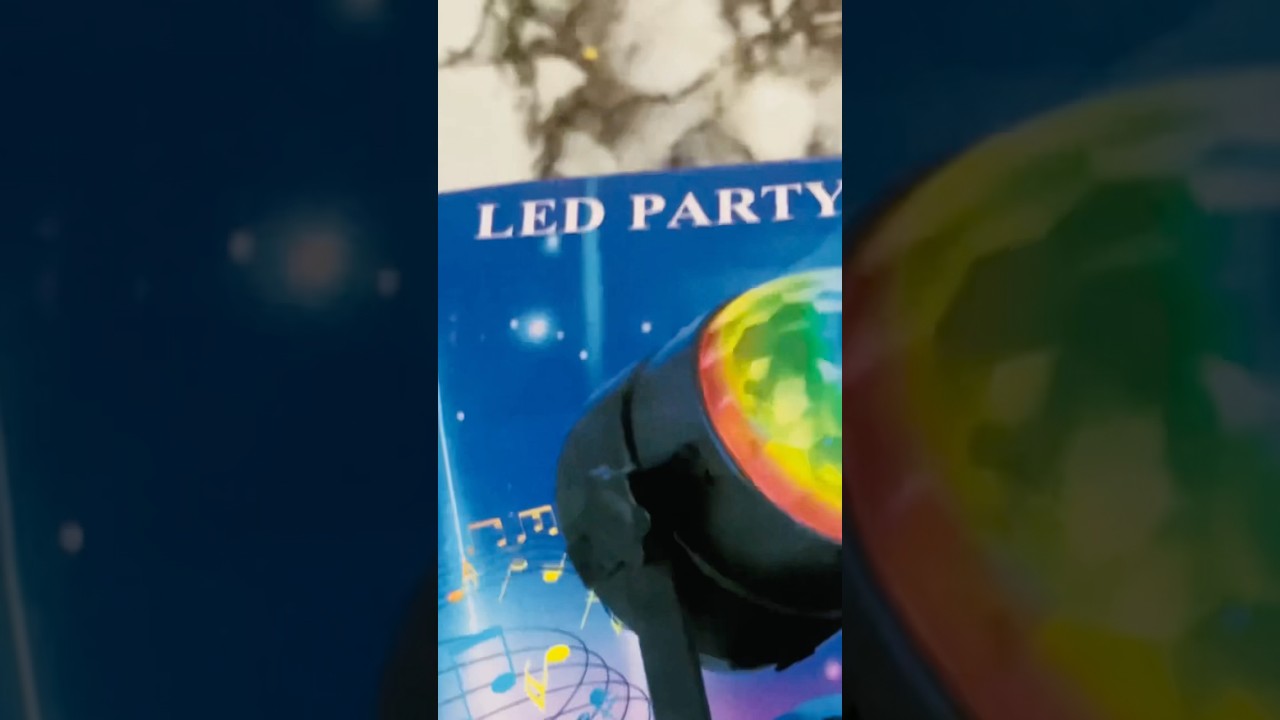AMAZON LED PARTY LIGHT| DISCO BALL LIGHTS|REMOTE CONTROL #party #ledlights #disco #amazon #light