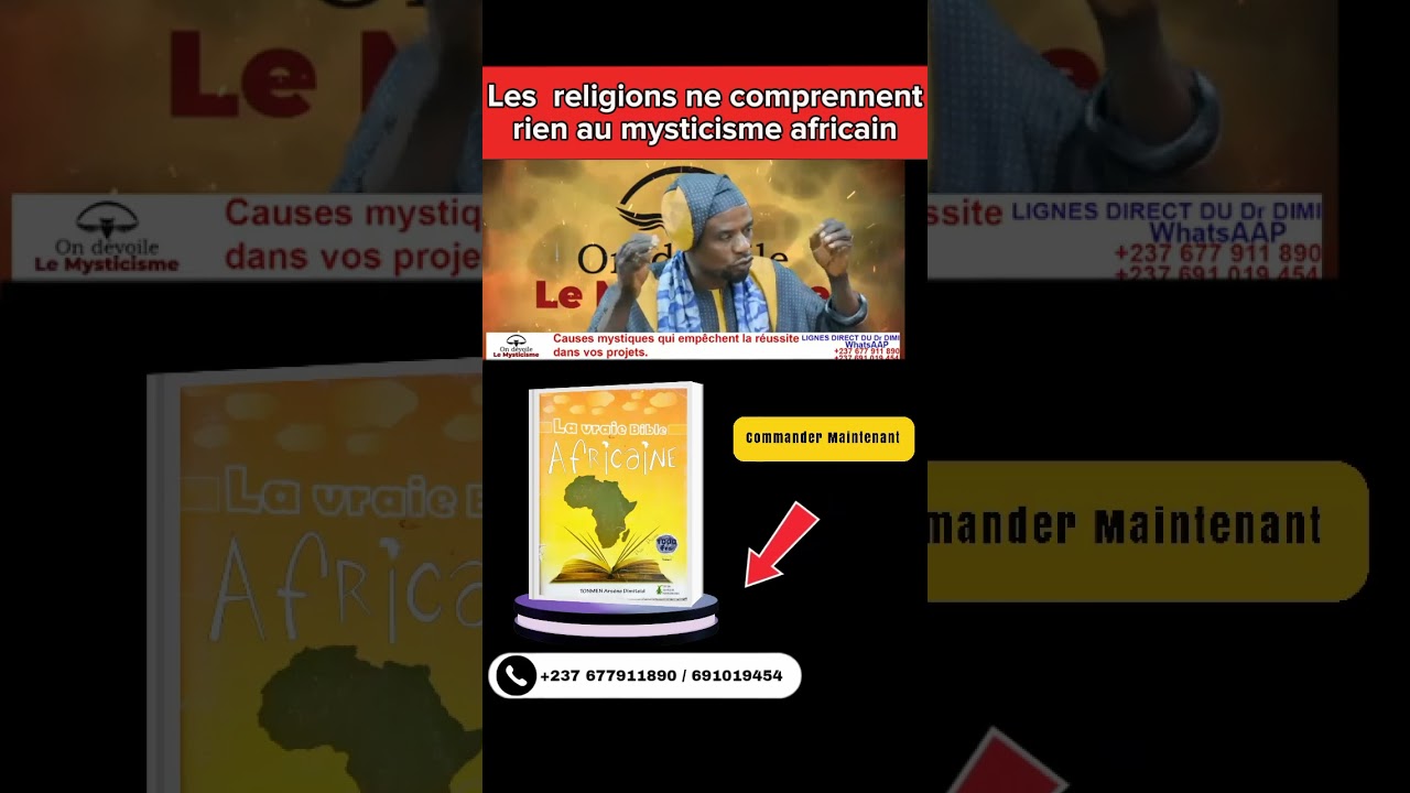 Les religions ne comprennent rien au mysticisme africain ☘️