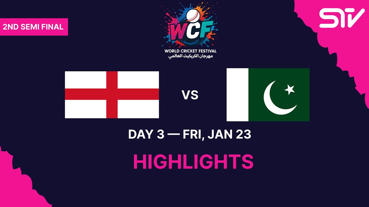 2nd Semi Final Highlights | PAK Vs ENG | WCF - Double Wicket World Cup 2026 | Day 3 | M9D1H