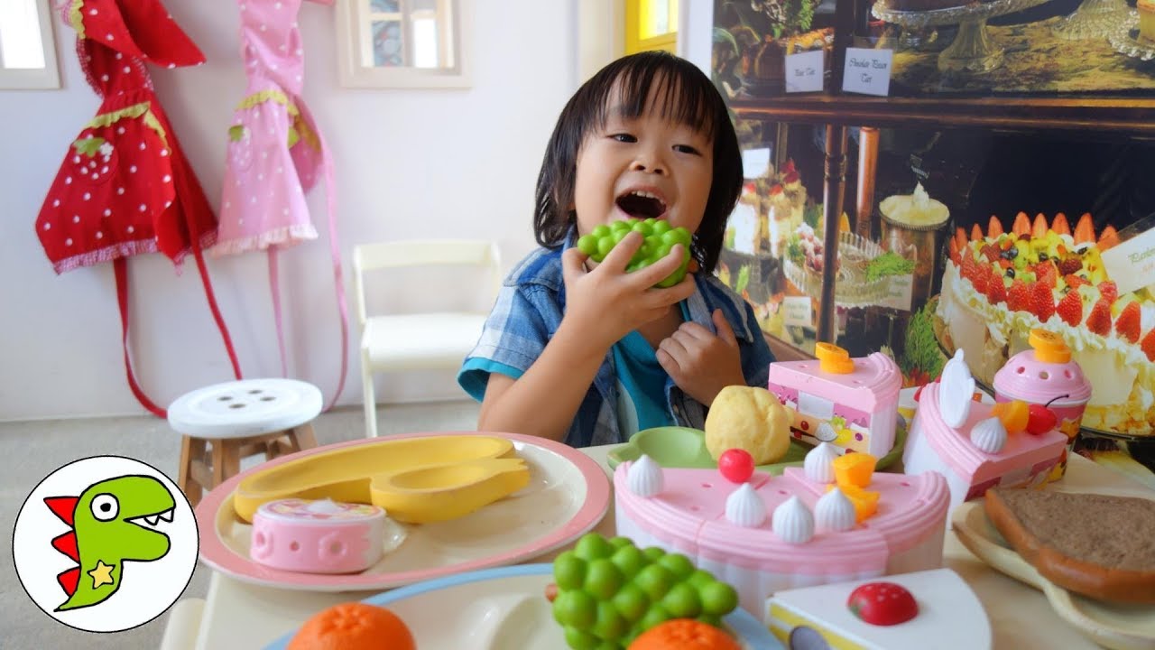 お店屋さんごっこ！たくさん料理を作ってみよう❤おでかけ ガリバータウン Toy★Kids トイキッズ