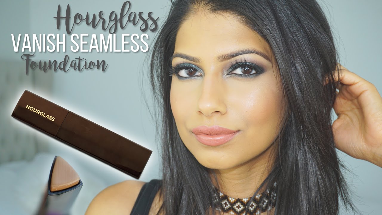 BRAND NEW Hourglass Vanish Seamless Finish Foundation Review + Demo on Medium Skin