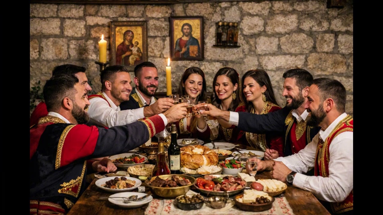 Здравица на крсној слави – епске гусле