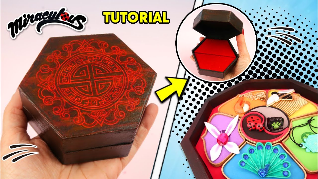 DIY CAJA MIRACULOUS INDIVIDUAL PARA TODOS LOS PRODIGIOS DE MIRACULOUS LADYBUG