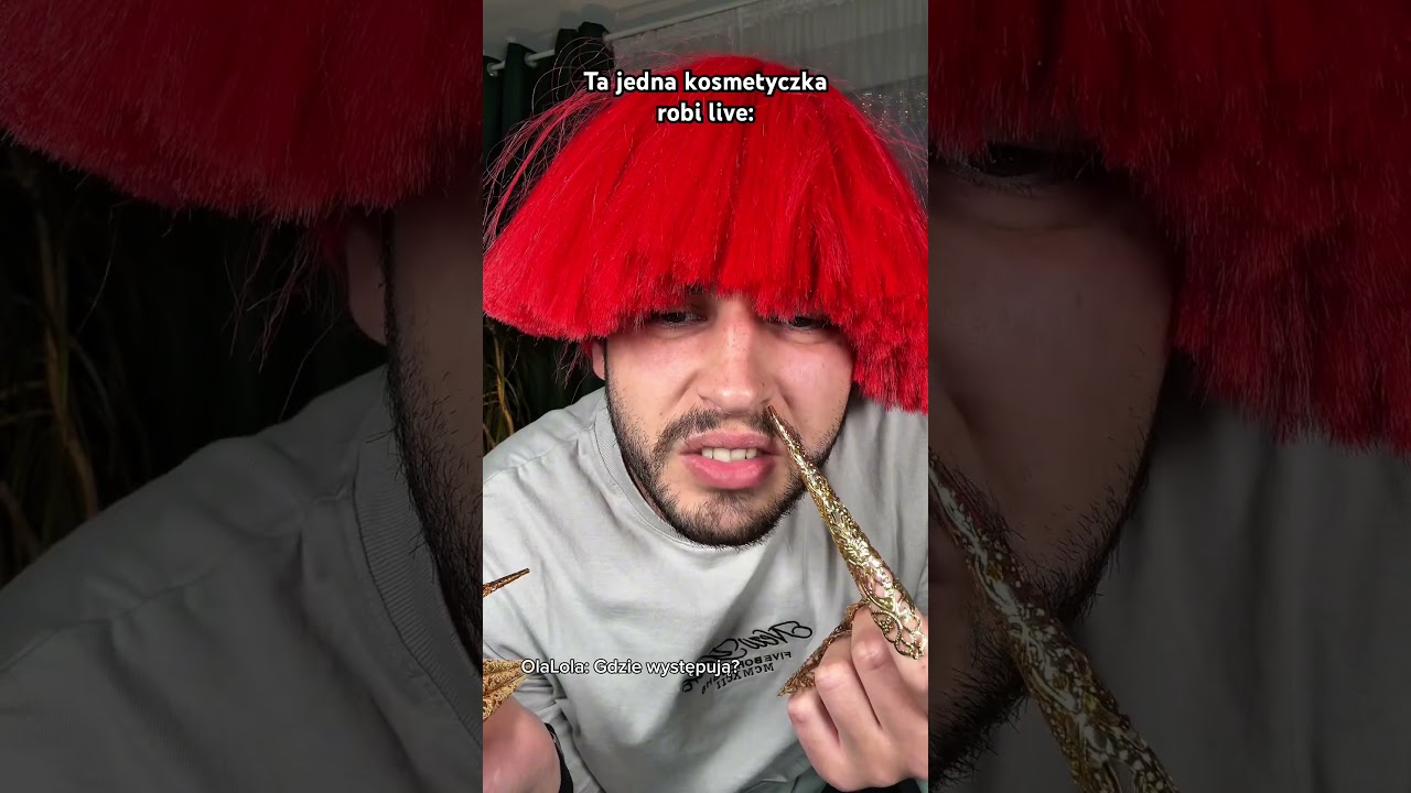 Ta kosmetyczka robi live&hellip; nowe paznokcie 💅#paznokcie #live #parodia #krisbringsfun