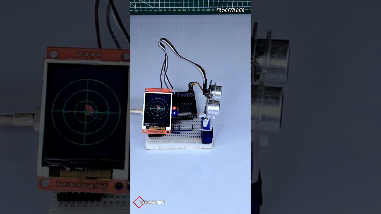 ESP32 Smart Radar System 💚 Detect Objects Like a Pro 🛰️ #radar #esp32 #diy #diyprojects #arduino