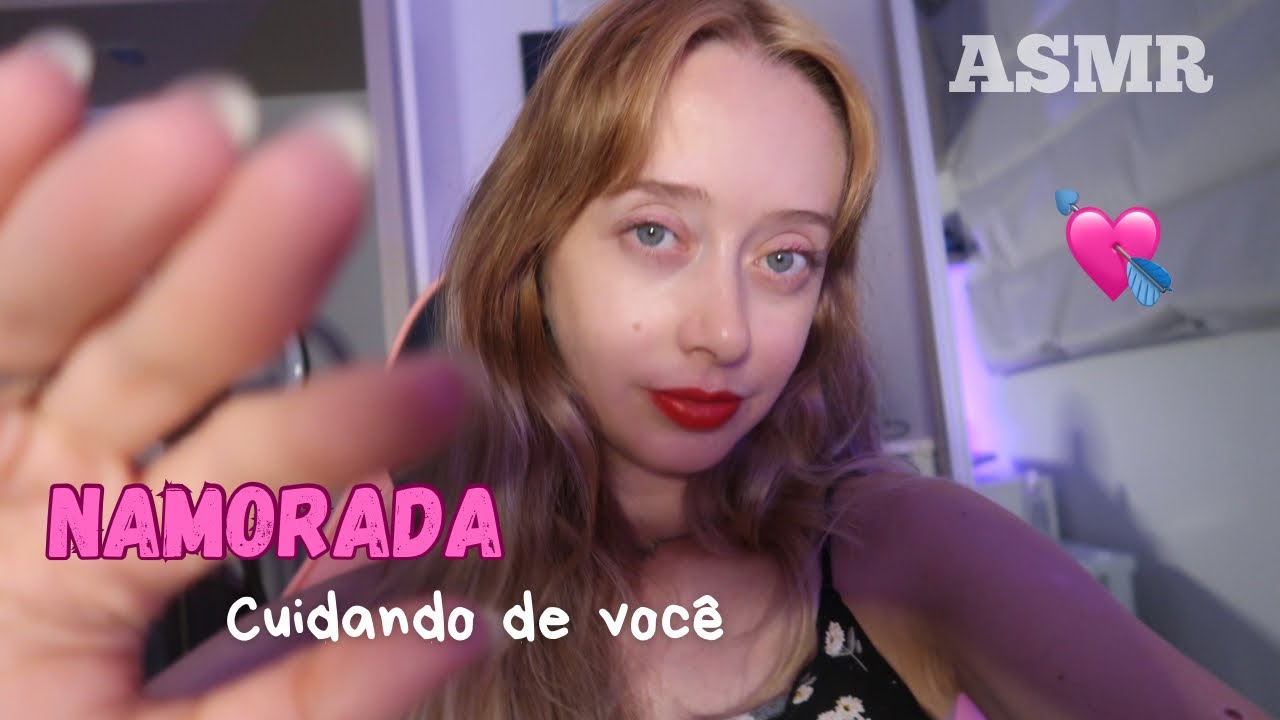 ASMR Namorada carinhosa te colocando para dormir 🛌 💕 ROLEPLAY