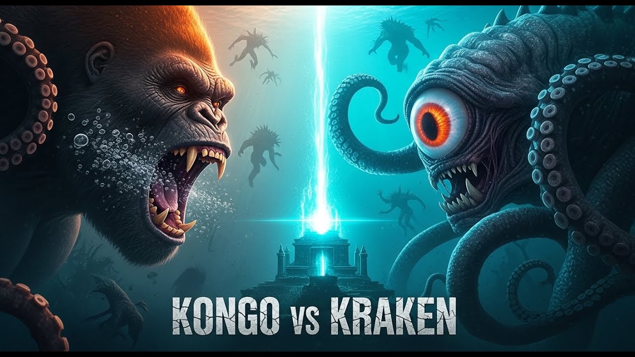 kong vs kraken the epic deep sea kaiju battle at skull island