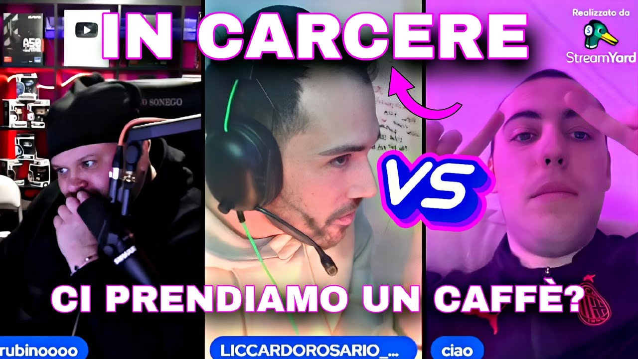 CONFRONTO FINITO MALE TRA LICCARDO E GRENBAUD IN LIVE DA RUBINO