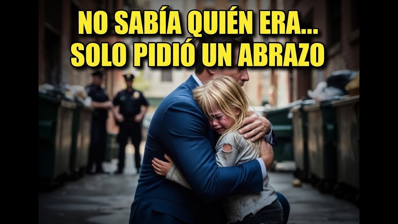 La chica sin hogar le pidió que fingiera abrazarla… Lo que él hizo cambió su vida 💔💰