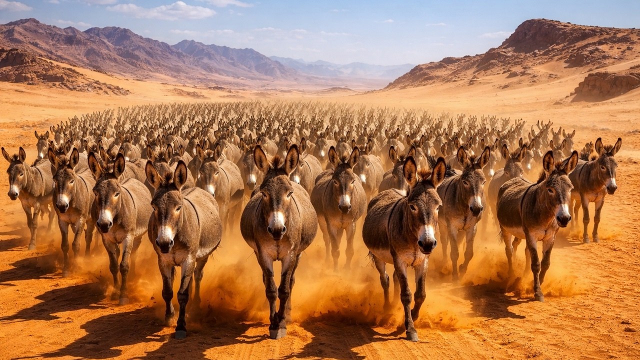 Avustralya Neden &Ccedil;&ouml;lde 2 Milyon Eşek Besliyor? Ger&ccedil;ek Nedeni Duyunca Şaşıracaksınız!