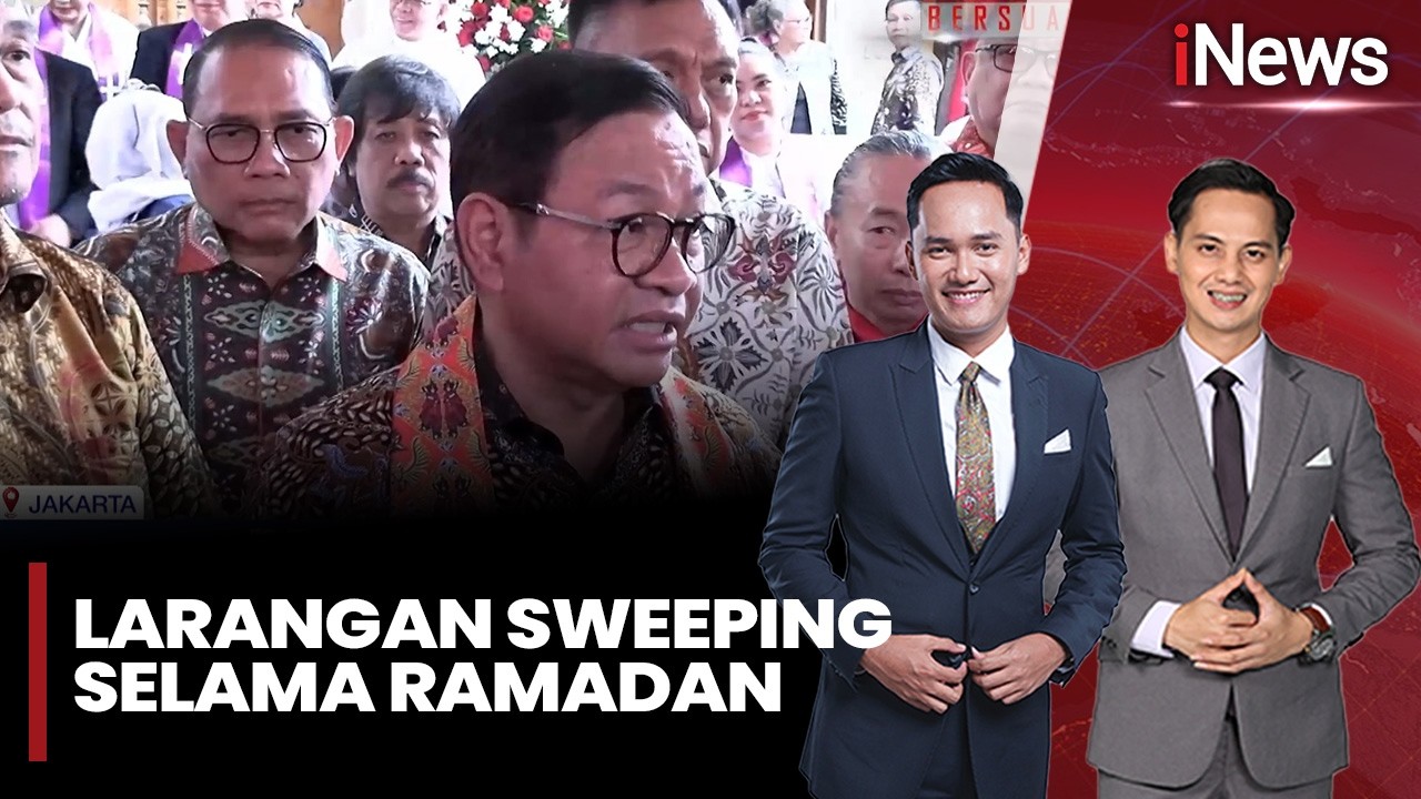 Pramono Anung Tegas Larang Sweeping Selama Ramadan |iNews Pagi (17/02)