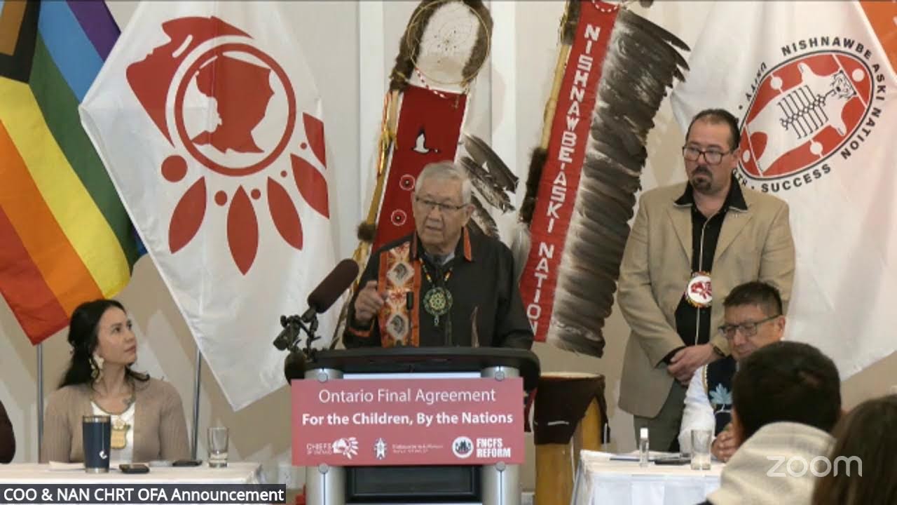 Live: Chiefs of Ontario & Nishnawbe Aski Nation Respond to CHRT Decision on Ontario Final Agreement