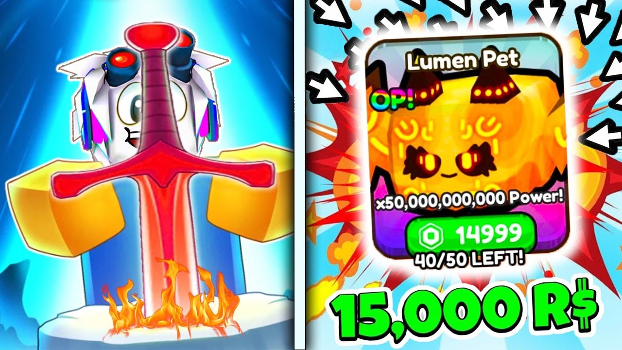 15000 РОБУКСОВ ЗА ПИТОМЦА НА 50.000.000.000 МИЛЛИАРДОВ СИЛЫ В ROBLOX Pull a Sword!