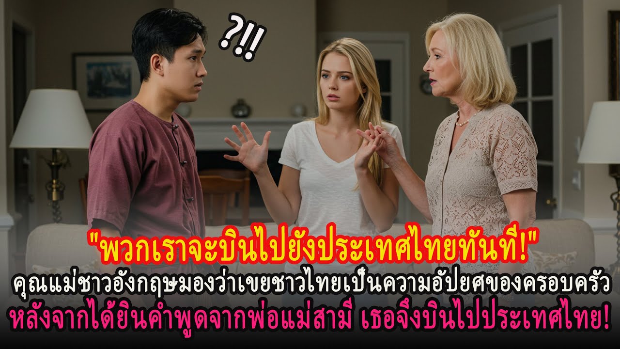 ขุนนางอังกฤษคิดว่าลูกเขยชาวไทยเนความเสื่อมเสียของครอบครัว กลับถูกครอบครัวสามีชักชวนให้บินมาเมืองไทย!